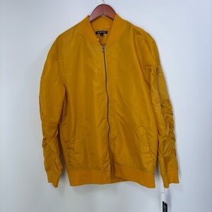 Elwood Gold Yellow Bomber Jacket. NWT. Men’s sz Large